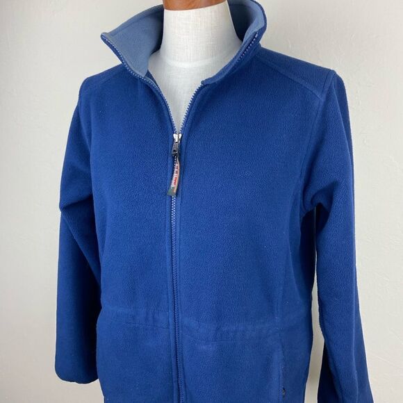 L.L. Bean Full-Zip Fleece Jacket - Navy - Picture 2 of 6